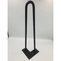Nogi metalowe loft do stołu Hairpin 406mm 4 szt.