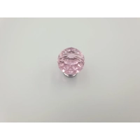 Uchwyt meblowy gałka różowy kryształ połysk 3 x 3 x 3,8 cm