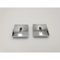 Klamka wewnętrzna Gamet Szyld kwadratowy, Szyld z otworem na klucz