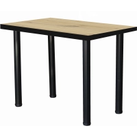 Stoł kuchenny loft do kuchni jadalni 90x60 gruby blat 36mm DĄB ARTISAN