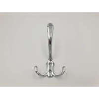 Wieszak wiszący potrójny chrom Leba