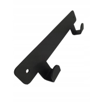 Wieszak wiszący metalowy loftowy czarny Gamet