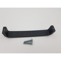 Uchwyt meblowy metalowy czarny 128 mm