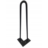 Nogi metalowe loft do stołu Hairpin 406mm 4 szt.