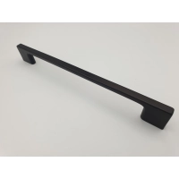 Uchwyt meblowy klasyczny czarny matowe 192 mm (526)