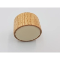 Gałka meblowa drewniana kremowa GAMET GD17 dekor V113