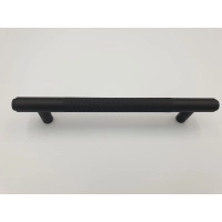 Uchwyt meblowy reling czarny matowy Gamet 16,9 x 1,2 x 3,2 cm