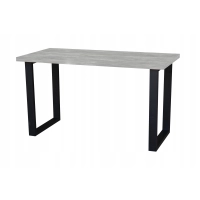 STÓŁ LOFT DO KUCHNI KUCHENNY JADALNI SALONU 100x60cm - BETON JASNY - PIĘKNY