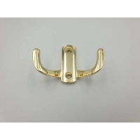 WIESZAK MEBLOWY,HACZYK NA UBRANIA PODWÓJNY ZŁOTY