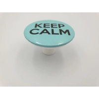 Gałka meblowa GAMET GX01 keep calm błękitny