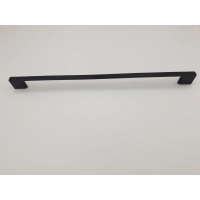 Uchwyt meblowy klasyczny czarny matowe loft 35,4 x 0,9 x 2,8 cm