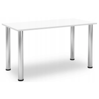 BIURKO GAMINGOWE DLA GRACZY KOMPUTEROWE DUŻE STABILNE BIAŁE DO NAUKI PRACY