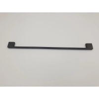 Uchwyt meblowy klasyczny czarny matowe loft 35,4 x 0,9 x 2,8 cm