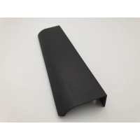 Uchwyt meblowy krawędziowy 128 mm czarny metal