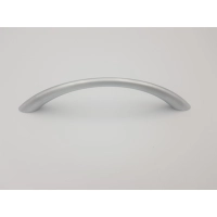 Uchwyt meblowy łukowaty aluminium srebrny