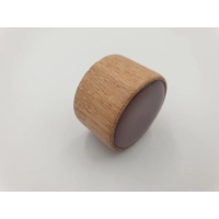 Gałka meblowa drewniana brązowa FSC GAMET GD17 dekor V116