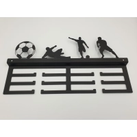 Wieszak na medale Piłka nożna czarny Gamet