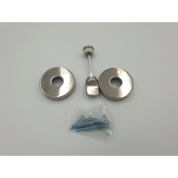 Klamka wewnętrzna Gamet Szyld okrągły, Szyld z blokadą WC