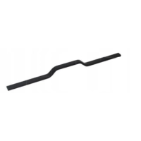 Uchwyt meblowy klasyczny czarny matowe 39,4 x 1,5 x 2,6 cm (614)