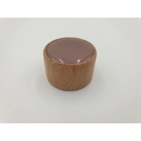 Gałka meblowa drewniana brązowa FSC GAMET GD17 dekor V116