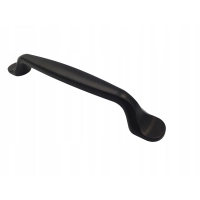 Klasyczny uchwyt meblowy ŁAPKA czarny UR54 128mm Gamet