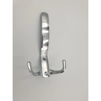 Wieszak wiszący haczyk chrom potrójny Leba