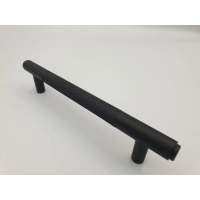 Uchwyt meblowy reling czarny matowy Gamet 16,9 x 1,2 x 3,2 cm