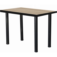 Stoł kuchenny loft do kuchni jadalni 120x60 gruby blat 36mm SONOMA JASNY