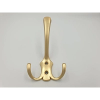 Wieszak wiszący haczyk meblowy złoty mat metal CH-05