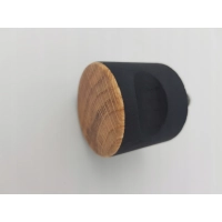 Uchwyt meblowy gałka czarny matowy Gamet