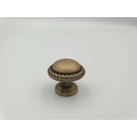 Gałka meblowa Gamet GG36 2,2x2,5 cm stare złoto retro