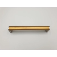 Uchwyt meblowy relingowy RE21 złoty szczotka 160mm