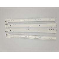 Gamet Prowadnica rolkowa częściowy wysuw PR-1012-550 - Biała