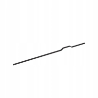 Uchwyt meblowy klasyczny czarny matowe 113,5 x 1,5 x 2,6 cm (6B)