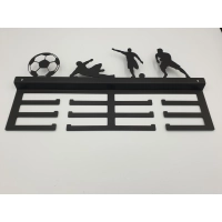 Wieszak na medale Piłka nożna czarny Gamet