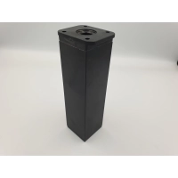 Nóżka meblowa 40x40 z regulacją czarna H=150 (484)
