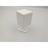 Nóżka meblowa regulowana H-60 4x4x6 cm biała (629)