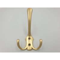 Wieszak wiszący haczyk meblowy złoty mat metal CH-05