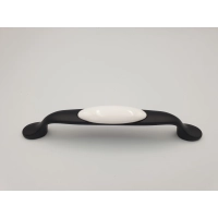 Uchwyt meblowy metal porcelana 1002