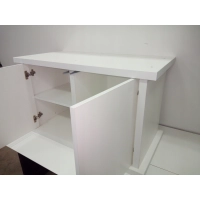 Szafka pod akwarium 100x50 h-80 GRUBE BLATY DUŻA NOŚNOŚĆ PRODUCENT - BIAŁA