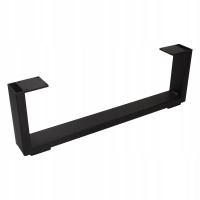 Noga meblowa czarna do szafki RTV, komody, loftowa 120mm (81)