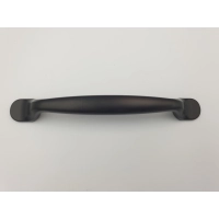 Klasyczny uchwyt meblowy ŁAPKA czarny UR54 128mm Gamet