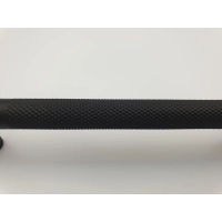 Uchwyt meblowy reling czarny matowy Gamet 16,9 x 1,2 x 3,2 cm