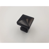 Uchwyt meblowy gałka czarny matowy Gamet 2,5 x 2,5 x 3,1 cm