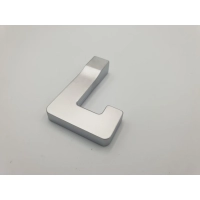 Wieszak wiszący aluminium chrom satynowy Gamet