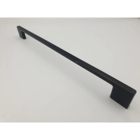 Uchwyt meblowy czarny matowy klasyczny 29 x 0,9 x 2,8 cm (691)