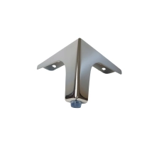 Noga meblowa kotwica 10,5 cm, chrom, nóżka do łóżka, sofy, komody (75)