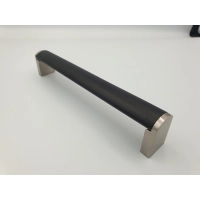 Uchwyt meblowy reling RE21 czarny super mat 160mm