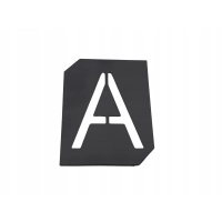 Tabliczka LITERA A samoprzylepna 70mm Gamet