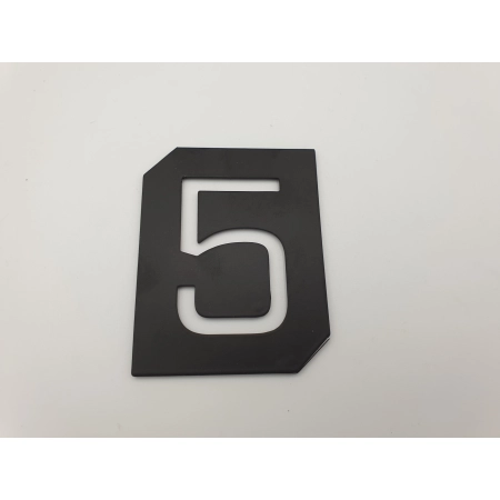 Tabliczka numerek CYFRA 5 samoprzylepna 70mm Gamet